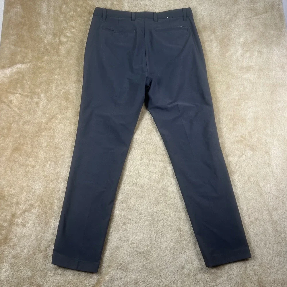 ADIPURE By‎ Adidas Golf Performance Stretch Flat Front Pants Heather Blue 32X32